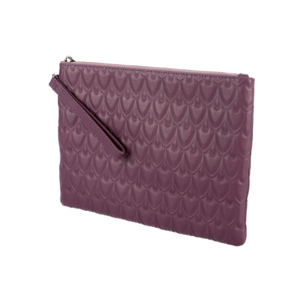 NWT Reece Hudson Bowery Clutch pouch in mauve - Picture 7 of 7